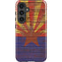 Arizona Flag Dark Wood Galaxy S24 Plus Impact Case