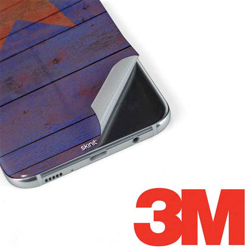 Arizona Flag Dark Wood Galaxy S8 Skin