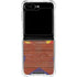 Arizona Flag Dark Wood Galaxy Z Flip5 5G Clear Case