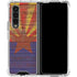 Arizona Flag Dark Wood Galaxy Z Fold4 5G Clear Case