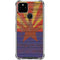 Arizona Flag Dark Wood Google Pixel 5a 5G Clear Case