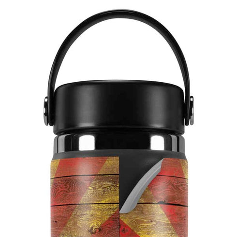 Arizona Flag Dark Wood Hydro Flask 20oz Wide Mouth Skin