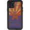Arizona Flag Dark Wood iPhone 11 Pro Waterproof Case