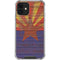 Arizona Flag Dark Wood iPhone 12 Clear Case