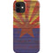 Arizona Flag Dark Wood iPhone 12 Mini Lite Case