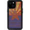 Arizona Flag Dark Wood iPhone 13 Mini Waterproof Case