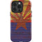 Arizona Flag Dark Wood iPhone 13 Pro Impact Case