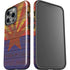 Arizona Flag Dark Wood iPhone 14 Pro Impact Case