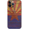 Arizona Flag Dark Wood iPhone 14 Pro Max Skin