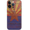 Arizona Flag Dark Wood iPhone 14 Pro Skin