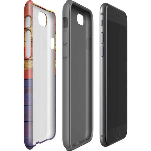 Arizona Flag Dark Wood iPhone SE (2nd & 3rd Gen) Pro Case