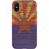 Arizona Flag Dark Wood iPhone X Pro Case