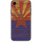 Arizona Flag Dark Wood iPhone XR Skin