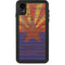 Arizona Flag Dark Wood iPhone XR Waterproof Case