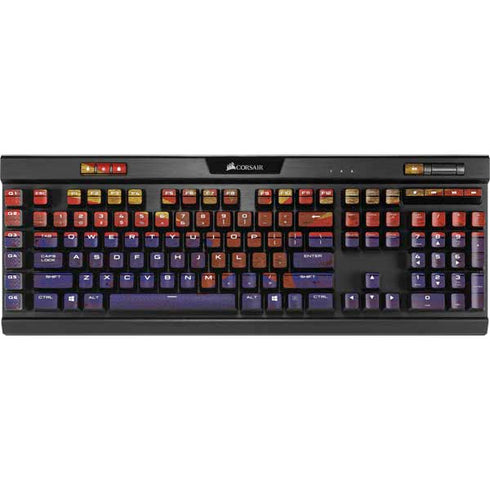 Arizona Flag Dark Wood K95 RGB PLATINUM Mechanical Gaming Keyboard Skin