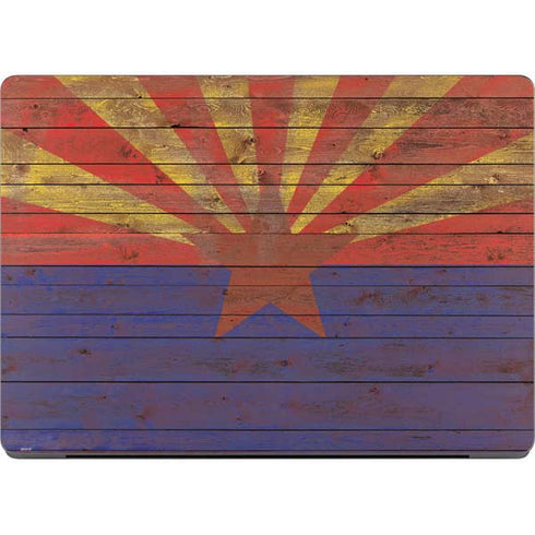 Arizona Flag Dark Wood MacBook Pro 14in (2021-24) Skin