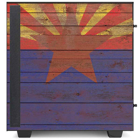 Arizona Flag Dark Wood NZXT H510 Compact ATX Mid-Tower Case Skin