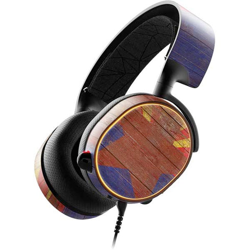 Arizona Flag Dark Wood SteelSeries Arctis 5 Skin