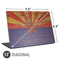 Arizona Flag Dark Wood Universal Laptop 12in (9.8 x 6.8in) Skin
