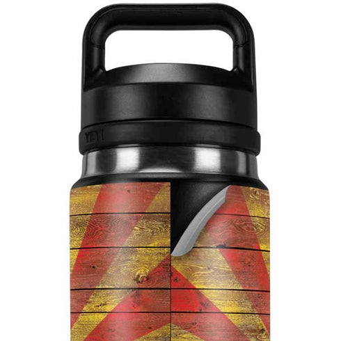 Arizona Flag Dark Wood YETI Rambler 26oz Bottle Skin