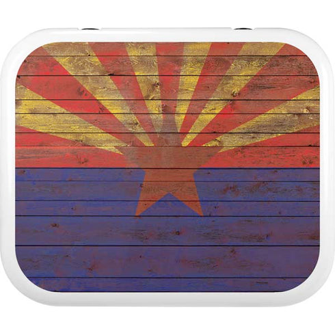 Arizona Flag Dark Wood YETI Roadie 24 Hard Cooler Skin