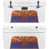 Arizona Flag Dark Wood YETI Tundra 75 Hard Cooler Skin