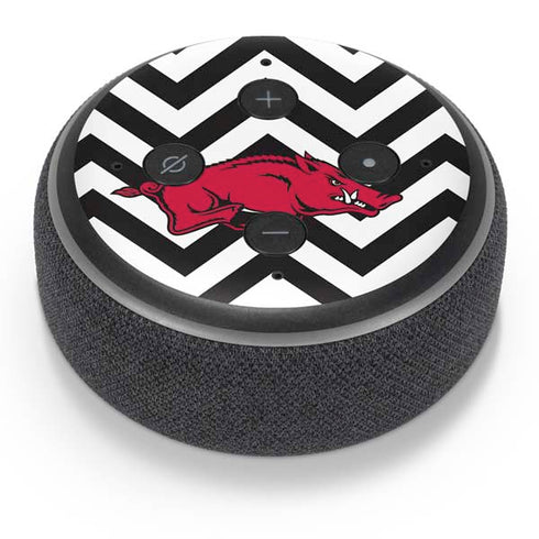 University of Arkansas-Fayetteville Chevron Print Amazon Echo Dot Skin