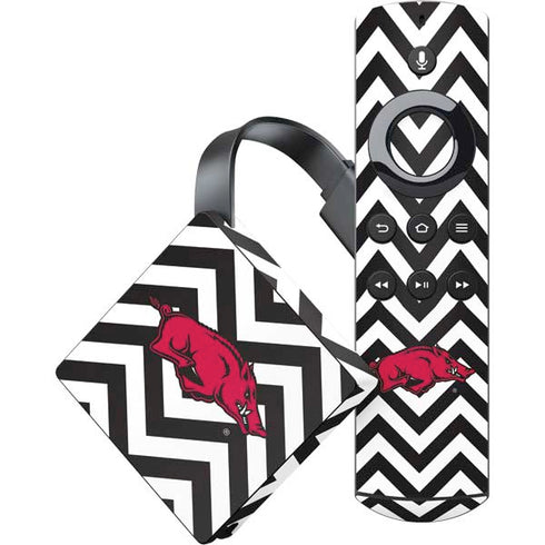University of Arkansas-Fayetteville Chevron Print Amazon Fire TV Skin
