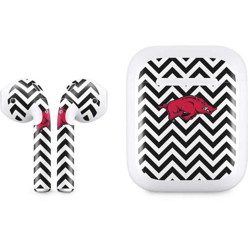 University of Arkansas-Fayetteville Chevron Print Apple AirPods Skin