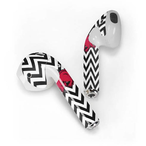 University of Arkansas-Fayetteville Chevron Print Apple AirPods Skin