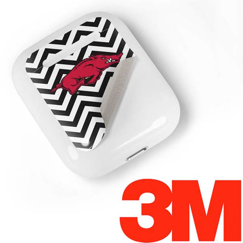 University of Arkansas-Fayetteville Chevron Print Apple AirPods Skin