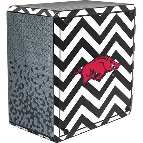 University of Arkansas-Fayetteville Chevron Print Cooler Master MasterBox Q300L Mini Tower Skin