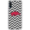 University of Arkansas-Fayetteville Chevron Print Galaxy A10e Clear Case