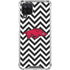 University of Arkansas-Fayetteville Chevron Print Galaxy A12 Clear Case