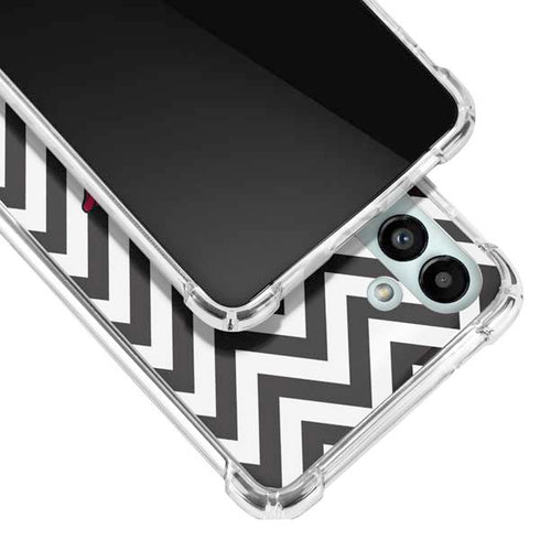 University of Arkansas-Fayetteville Chevron Print Galaxy A13 5G Clear Case