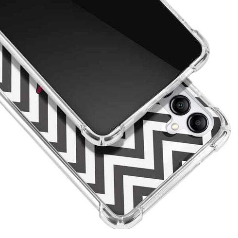 University of Arkansas-Fayetteville Chevron Print Galaxy A14 5G Clear Case