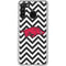 University of Arkansas-Fayetteville Chevron Print Galaxy A21 Clear Case