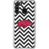 University of Arkansas-Fayetteville Chevron Print Galaxy A21 Clear Case