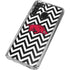 University of Arkansas-Fayetteville Chevron Print Galaxy A21 Clear Case