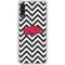 University of Arkansas-Fayetteville Chevron Print Galaxy A50 Clear Case