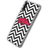 University of Arkansas-Fayetteville Chevron Print Galaxy A50 Clear Case
