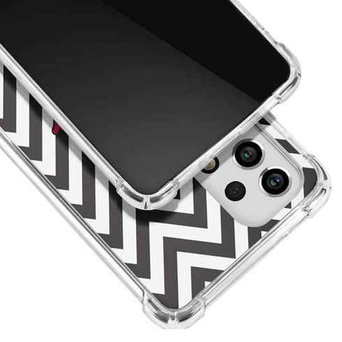 University of Arkansas-Fayetteville Chevron Print Galaxy A53 5G Clear Case