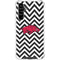 University of Arkansas-Fayetteville Chevron Print Galaxy A54 5G Clear Case