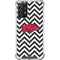University of Arkansas-Fayetteville Chevron Print Galaxy A72 5G Clear Case