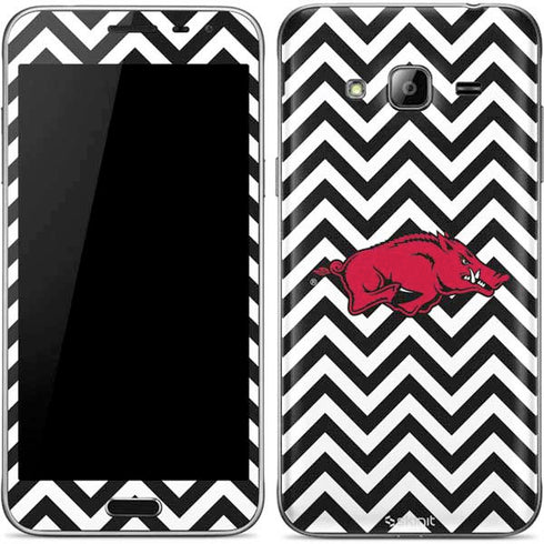 University of Arkansas-Fayetteville Chevron Print Galaxy J3 Skin