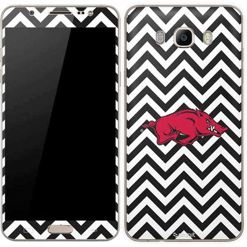 University of Arkansas-Fayetteville Chevron Print Galaxy J7 Skin