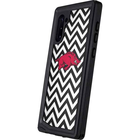 University of Arkansas-Fayetteville Chevron Print Galaxy Note 10 Waterproof Case