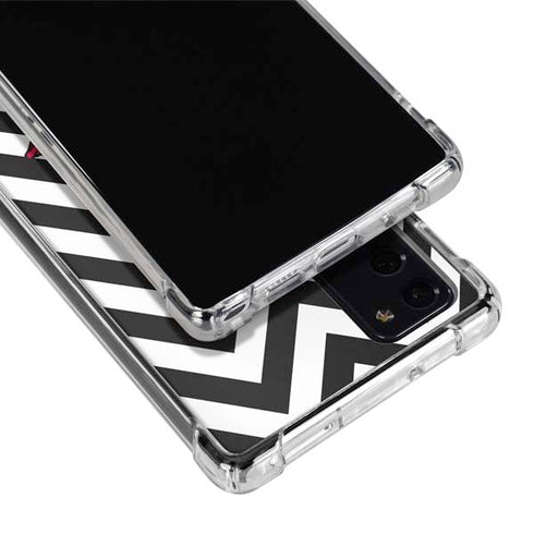 University of Arkansas-Fayetteville Chevron Print Galaxy Note20 5G Clear Case
