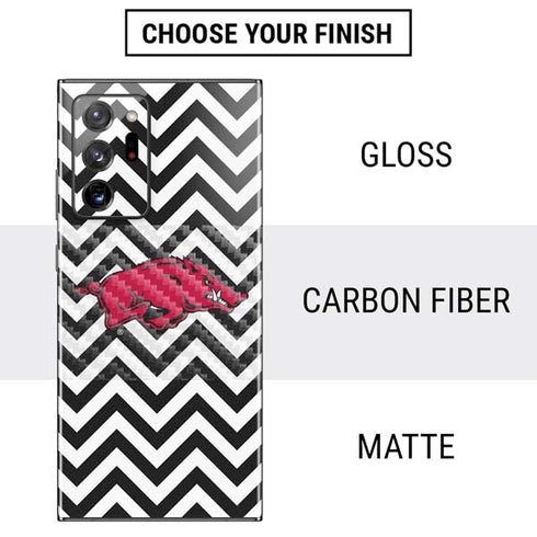 University of Arkansas-Fayetteville Chevron Print Galaxy Note20 Ultra 5G Skin