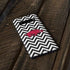 University of Arkansas-Fayetteville Chevron Print Galaxy S10 Plus Skin